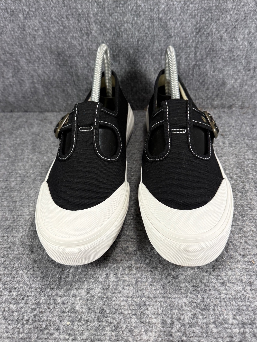 Vans Mary Jane Style 93 Womens 7.5 Shoes Buckle Black - Picture 2 of 10